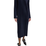 Tibi Plissé Midi Dress - Vermillion