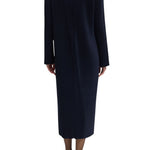 Tibi Plissé Midi Dress - Vermillion