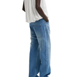 Tibi Selvage Denim 5 Pocket Alec Jean - Vermillion