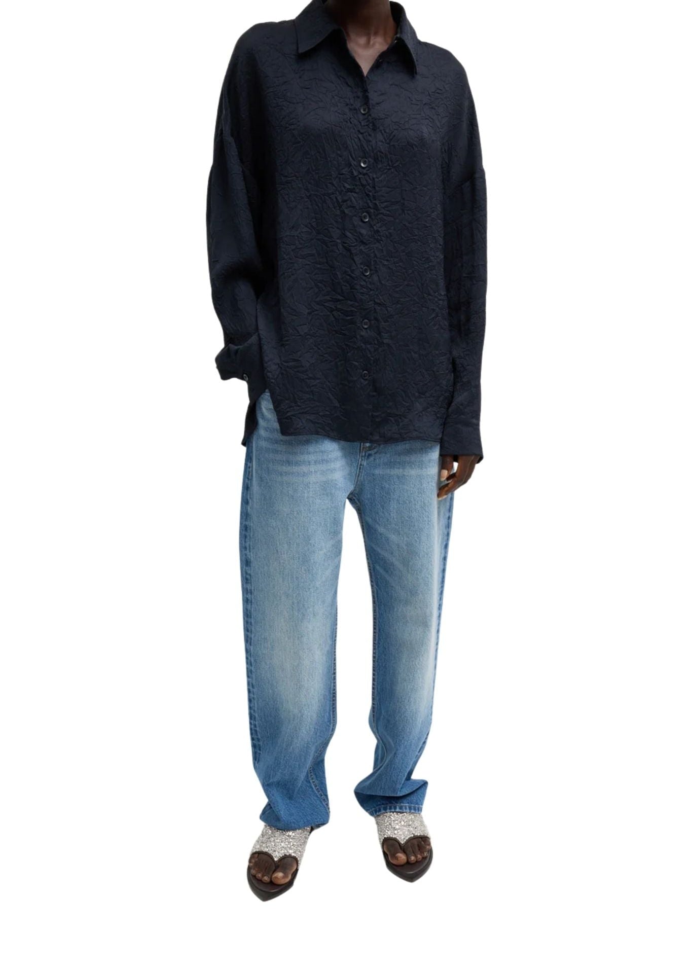 Tibi Selvage Denim 5 Pocket Alec Jean - Vermillion