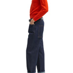Tibi Selvage Denim 5 Pocket Alec Jean - Vermillion