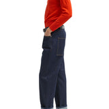 Tibi Selvage Denim 5 Pocket Alec Jean - Vermillion