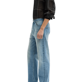 Tibi Selvedge Denim 5 Pocket Alec Jean - Vermillion