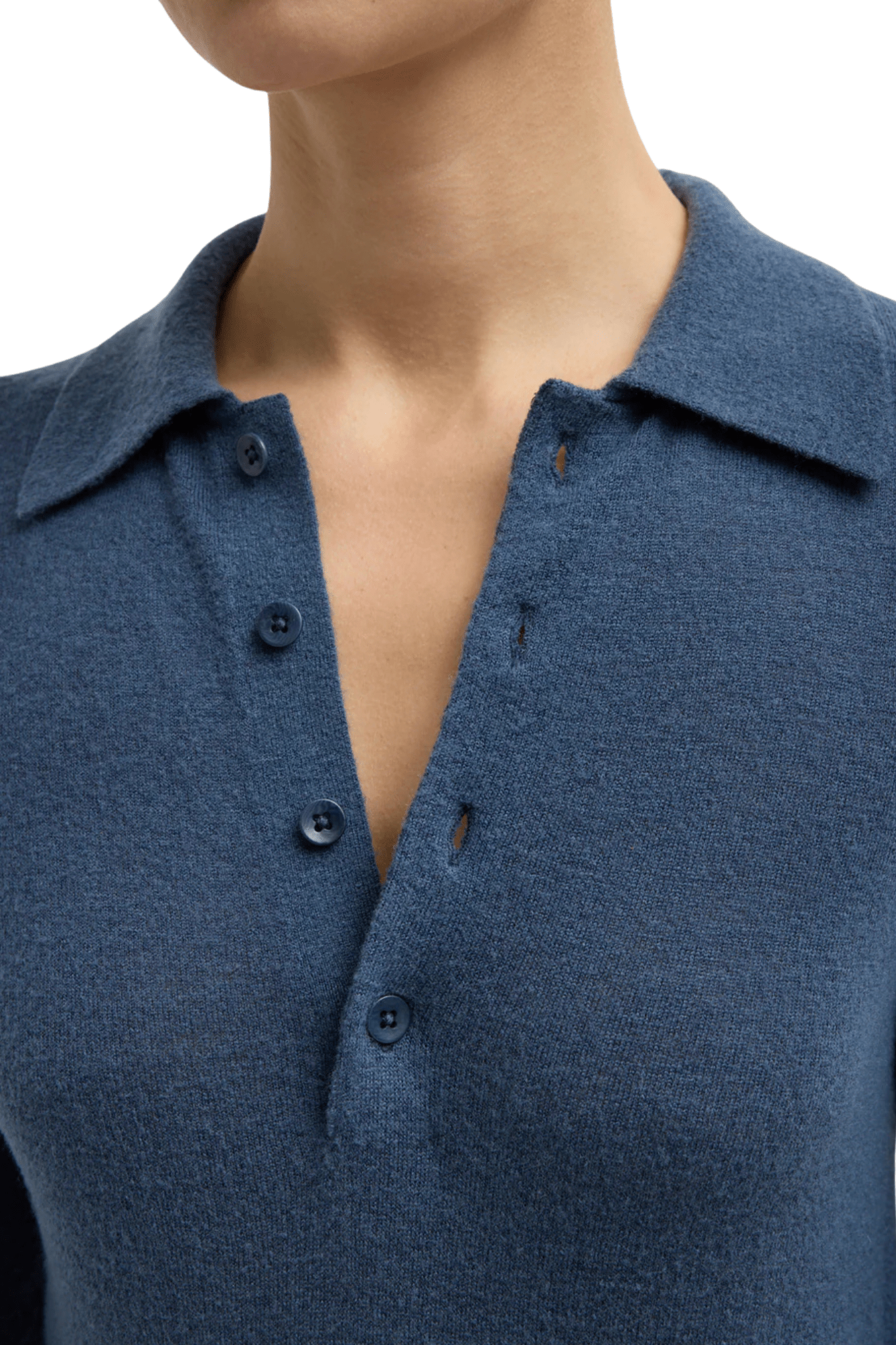 Tibi Skinlike Mercerized Wool Soft Sheer Polo - Vermillion