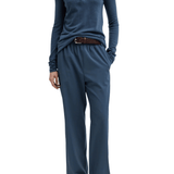 Tibi Skinlike Mercerized Wool Soft Sheer Polo - Vermillion