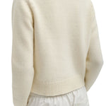 Tibi Soft Wool Ski Sweater Shrunken Sweater - Vermillion