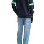 Tibi Sport Knit Crewneck T with Crochet Trim - Vermillion