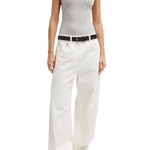 Tibi Spring Denim Sid Jean - Vermillion