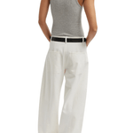 Tibi Spring Denim Sid Jean - Vermillion