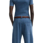 Tibi Stretch Denim Baby T - Vermillion