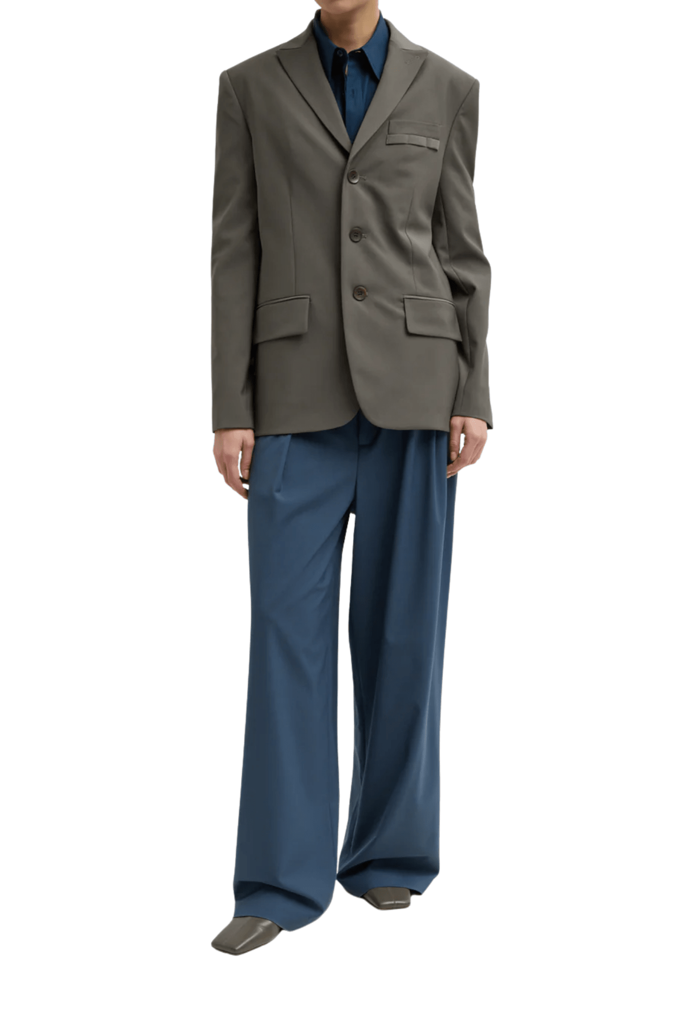 Tibi Topical Wool Stella Pant - Vermillion