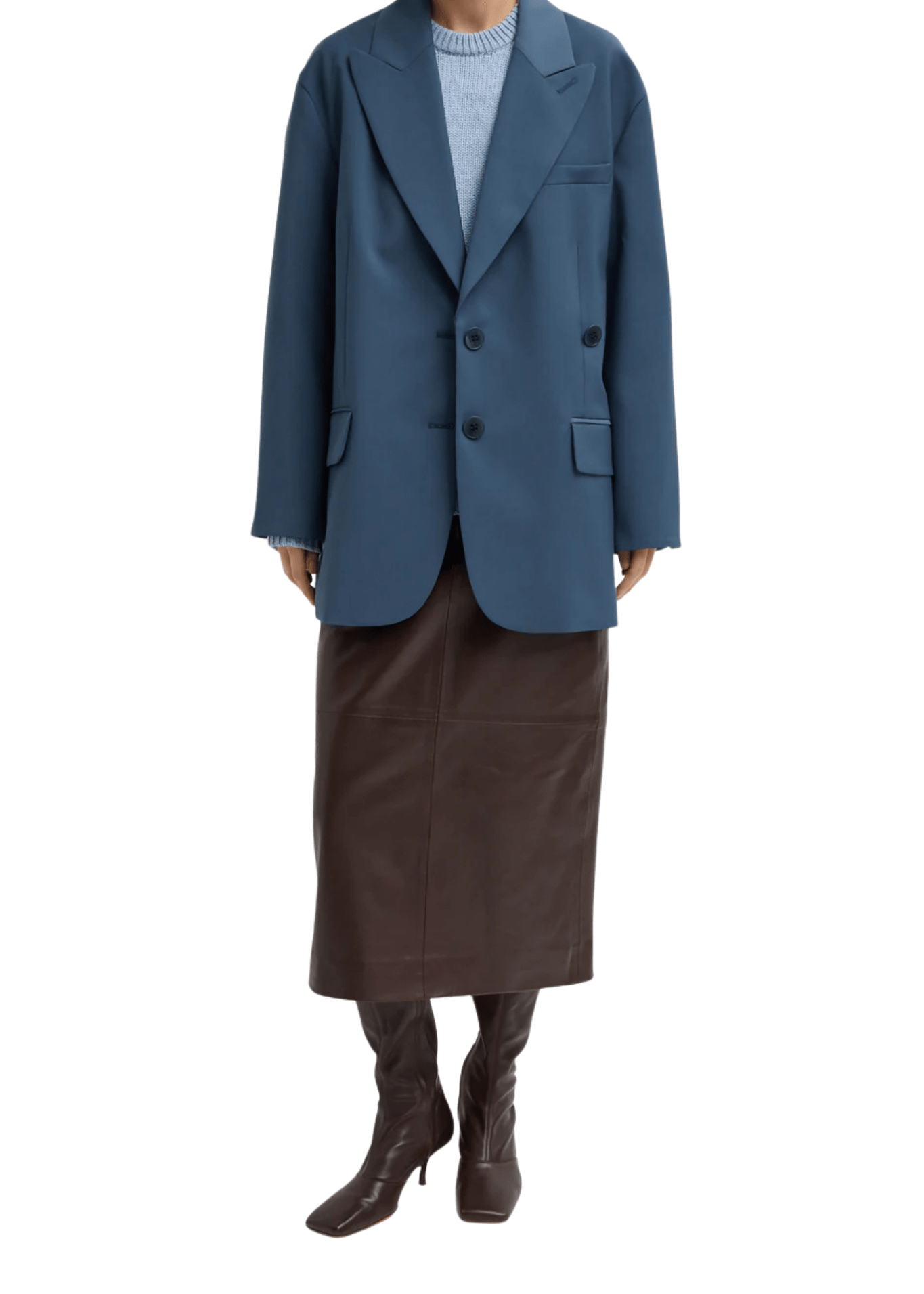 Tibi Tropical Wool Liam Blazer - Vermillion