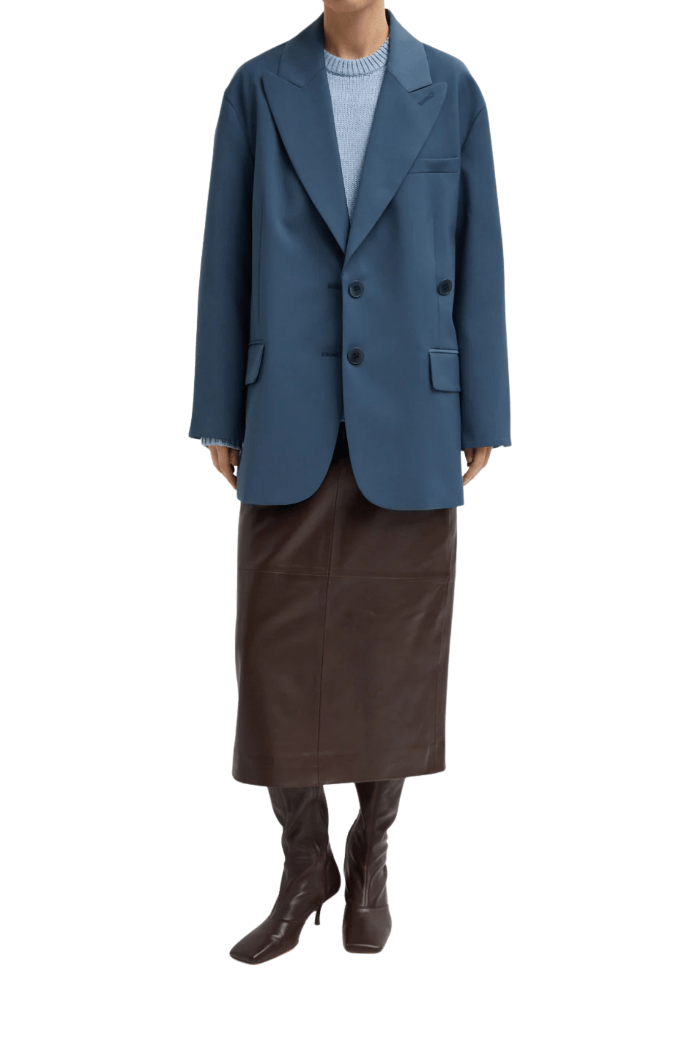 Tibi Tropical Wool Liam Blazer - Vermillion