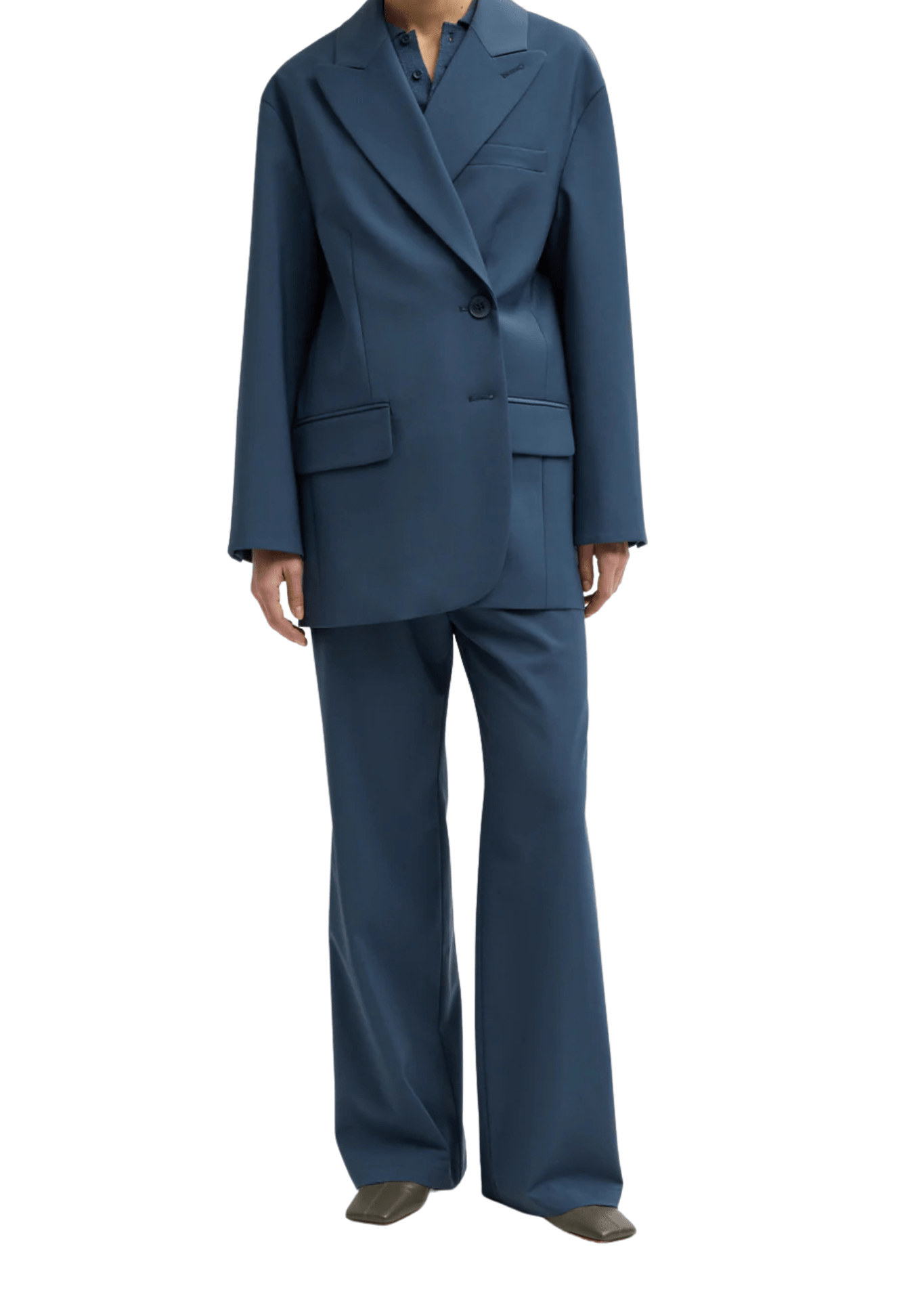 Tibi Tropical Wool Liam Blazer - Vermillion