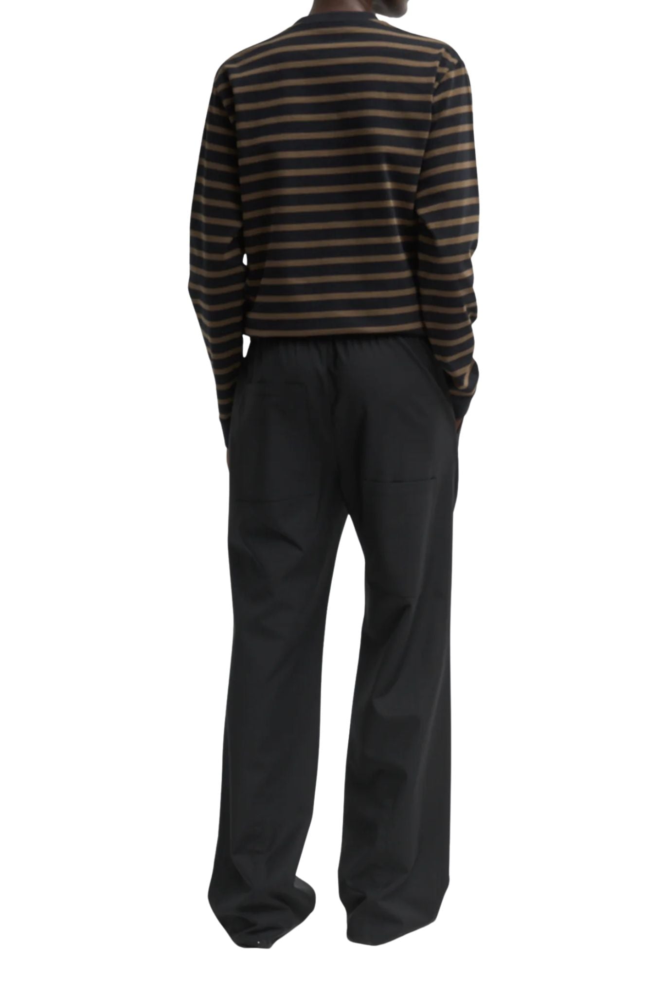 Tibi Tropical Wool Scottie Jogger - Vermillion