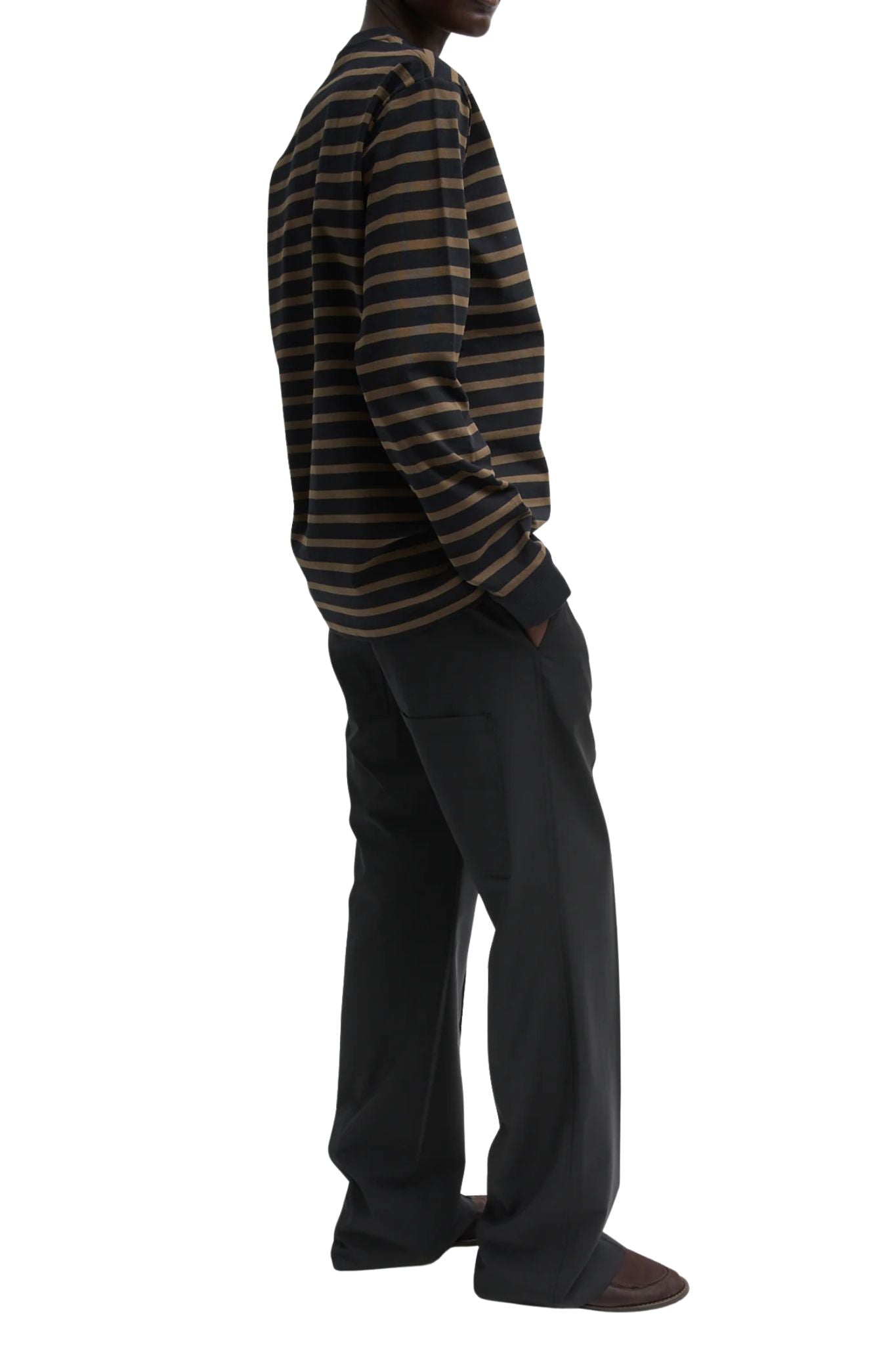 Tibi Tropical Wool Scottie Jogger - Vermillion