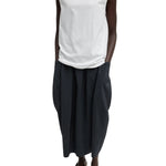 Tibi Tshirt Program Padded Shoulder Sleeveless Top White - Vermillion