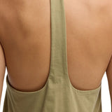 Tibi Tshirt Program Racerback Tank Fennel - Vermillion