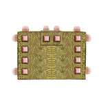 Tonya Hawkes Bologna Clutch - Vermillion