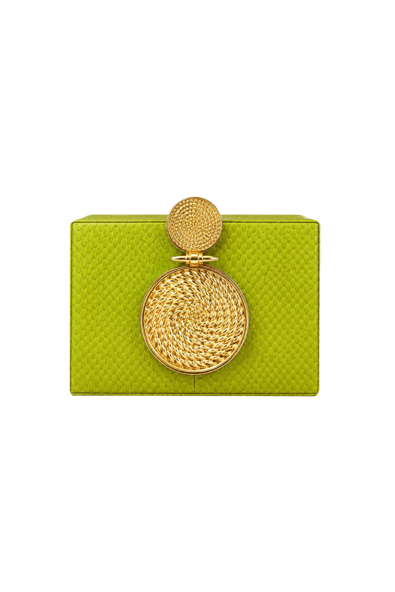 Tonya Hawkes Solara Lime Clutch - Vermillion
