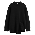 Toteme Asymmetrical Cashmere Knit - Vermillion