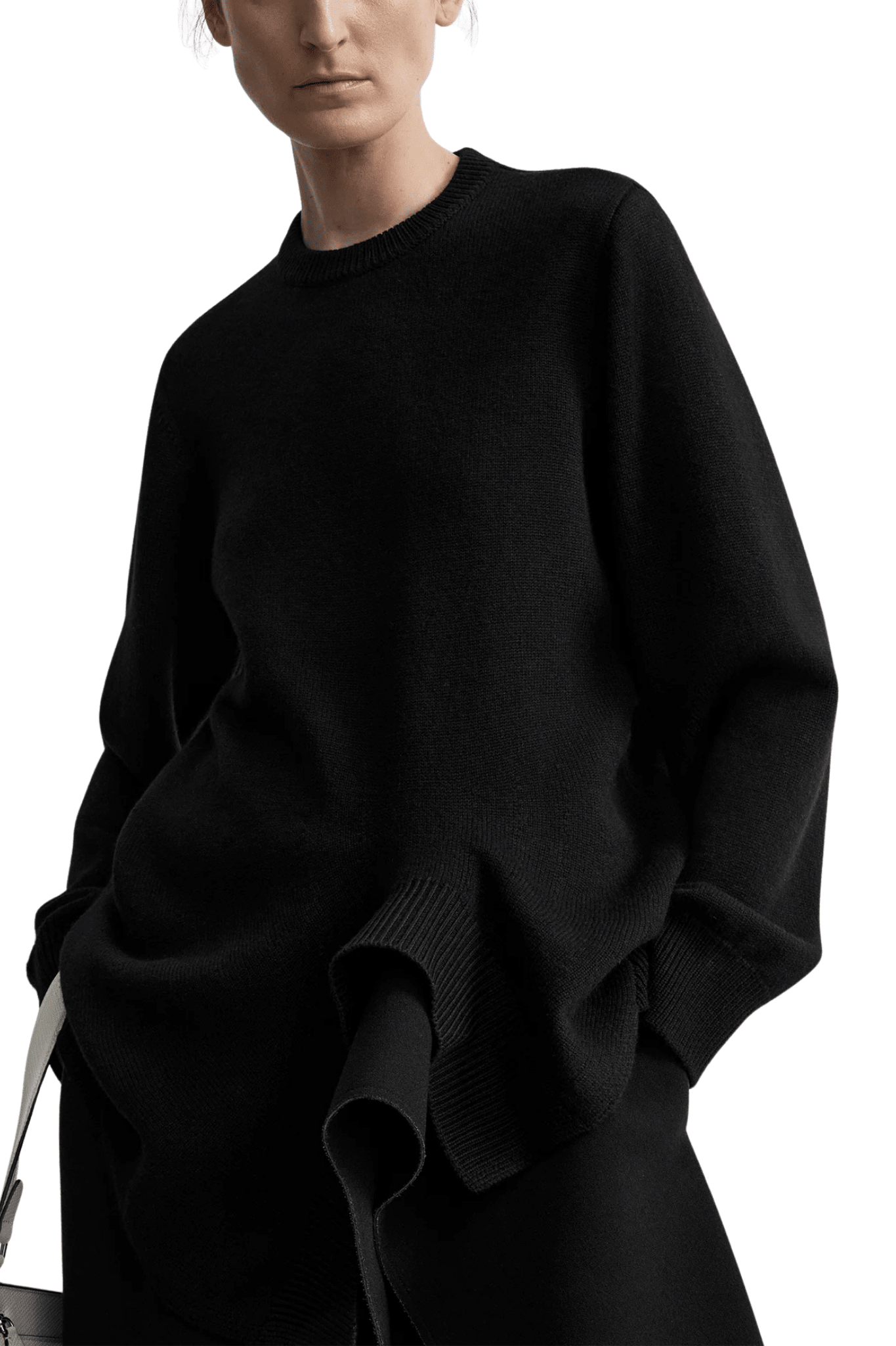Toteme Asymmetrical Cashmere Knit - Vermillion