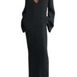 Toteme Bell Sleeve Dress - Vermillion