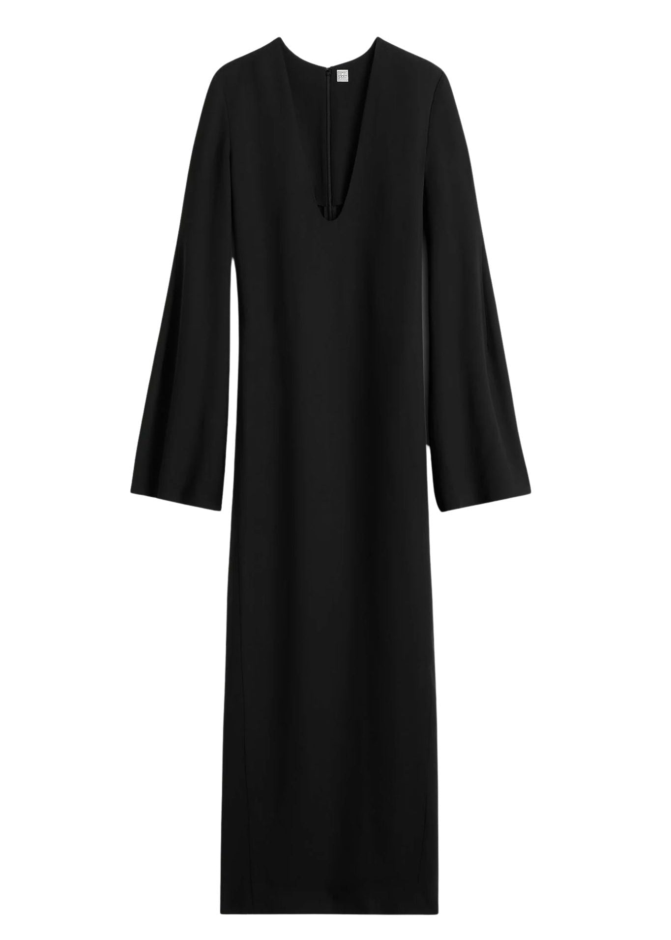 Toteme Bell Sleeve Dress - Vermillion