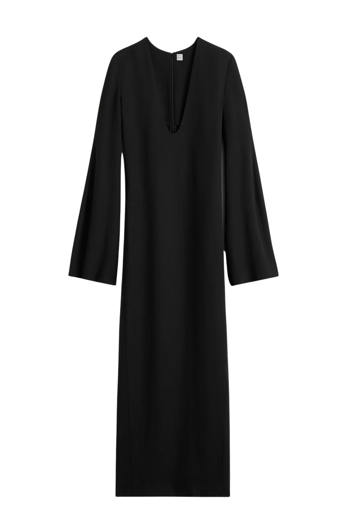 Toteme Bell Sleeve Dress - Vermillion