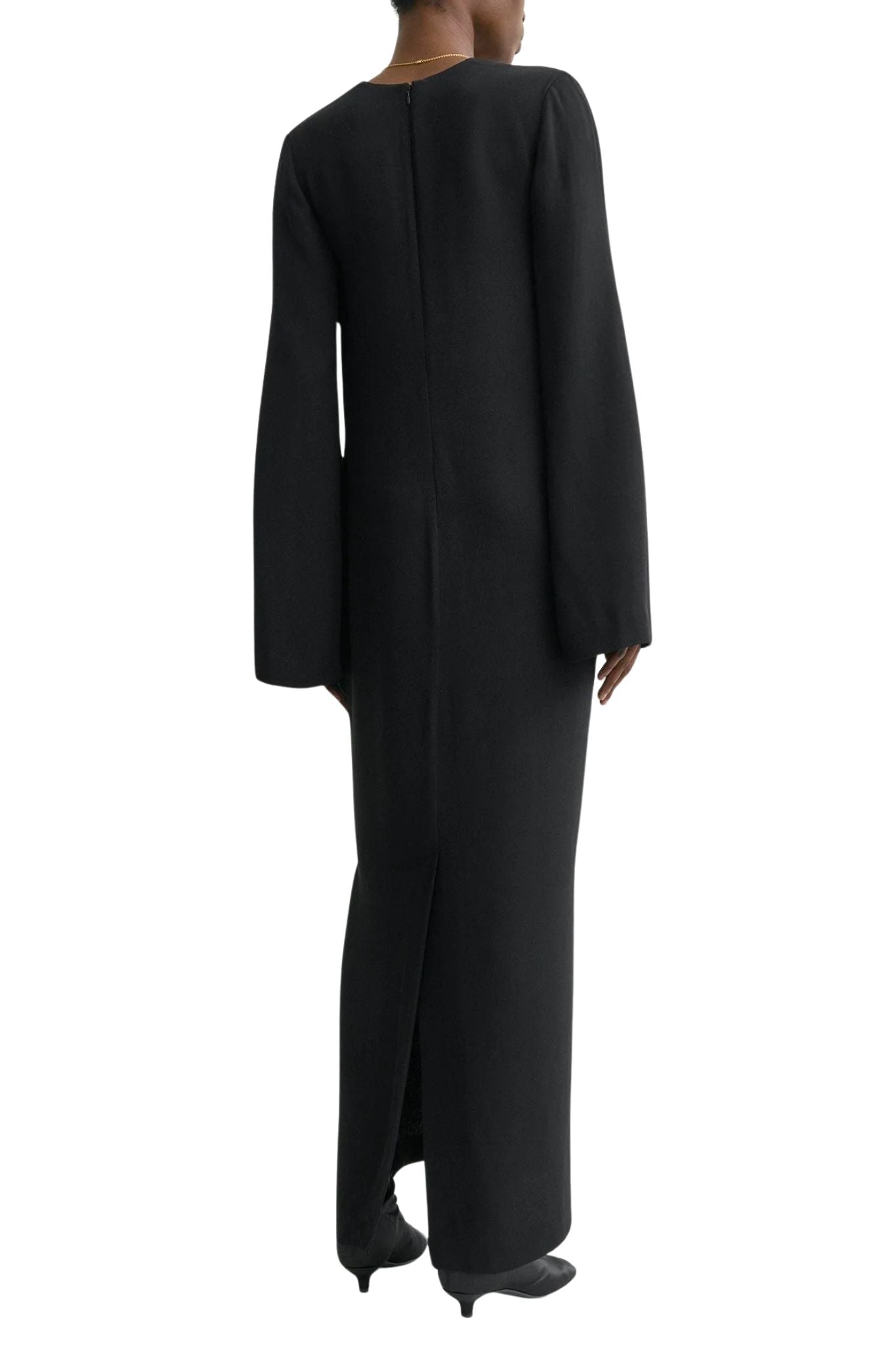 Toteme Bell Sleeve Dress - Vermillion