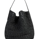 Toteme Belted Paper Raffia Tote - Vermillion