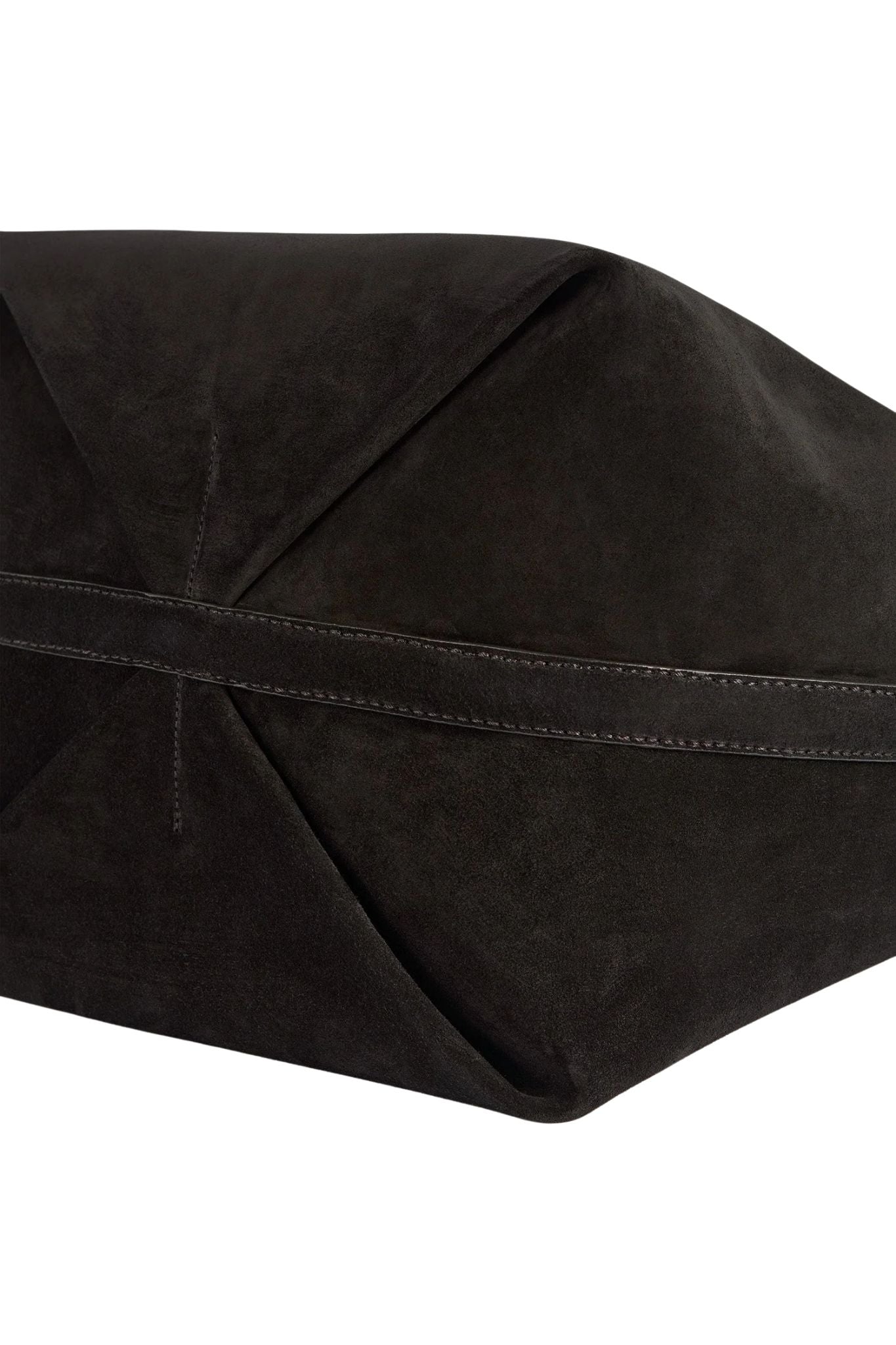 Toteme Belted Suede Tote - Vermillion