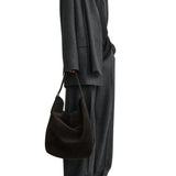 Toteme Belted Suede Tote - Vermillion