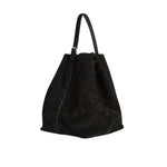 Toteme Belted Suede Tote - Vermillion