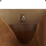 Toteme Belted Suede Tote - Vermillion