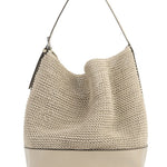 Toteme Belted Woven Leather Tote - Vermillion