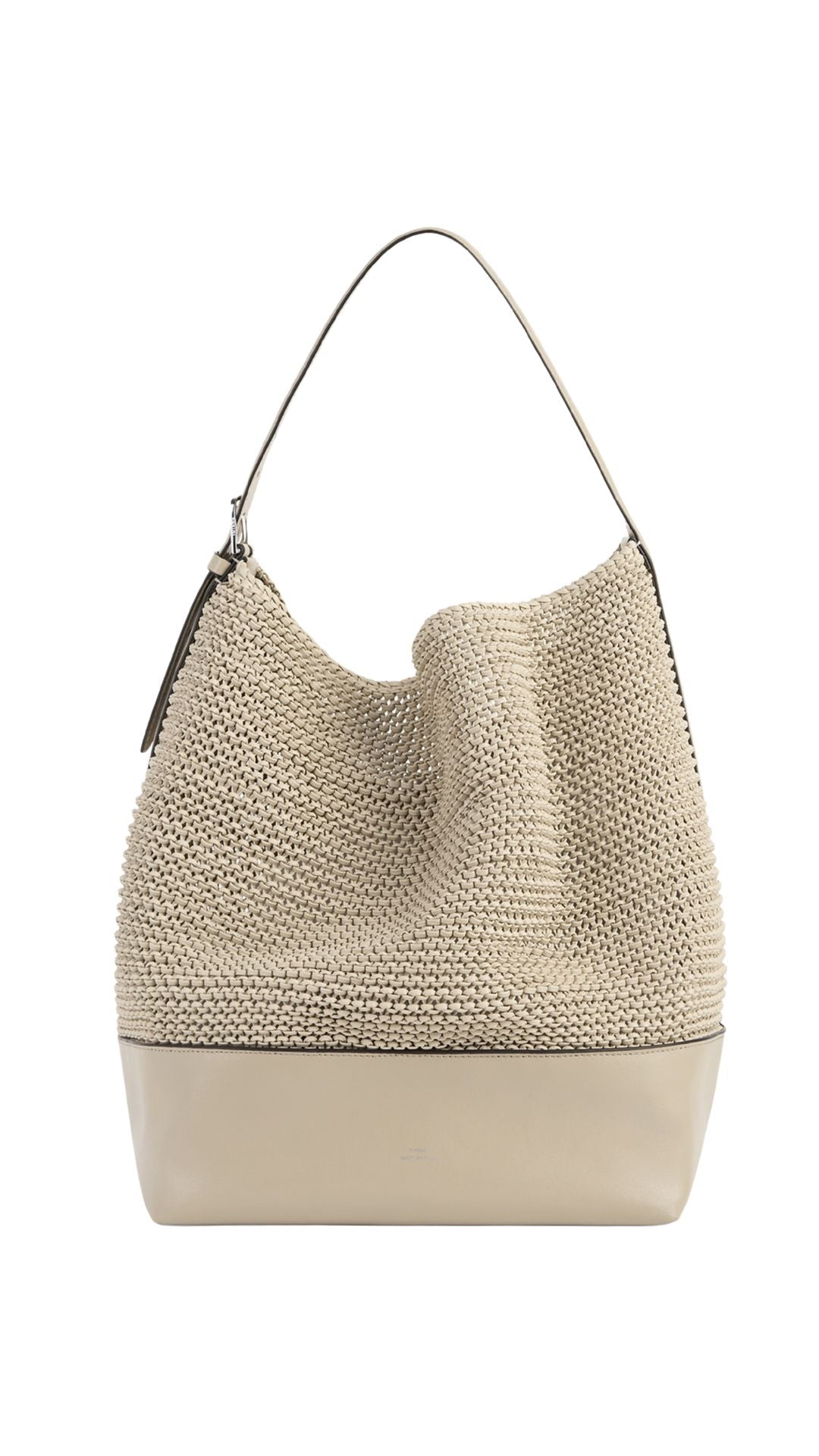 Toteme Belted Woven Leather Tote - Vermillion