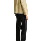Toteme Bonded Leather Jacket - Vermillion