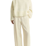 Toteme Boxy Bouclé Knit - Vermillion