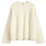 Toteme Boxy Bouclé Knit - Vermillion