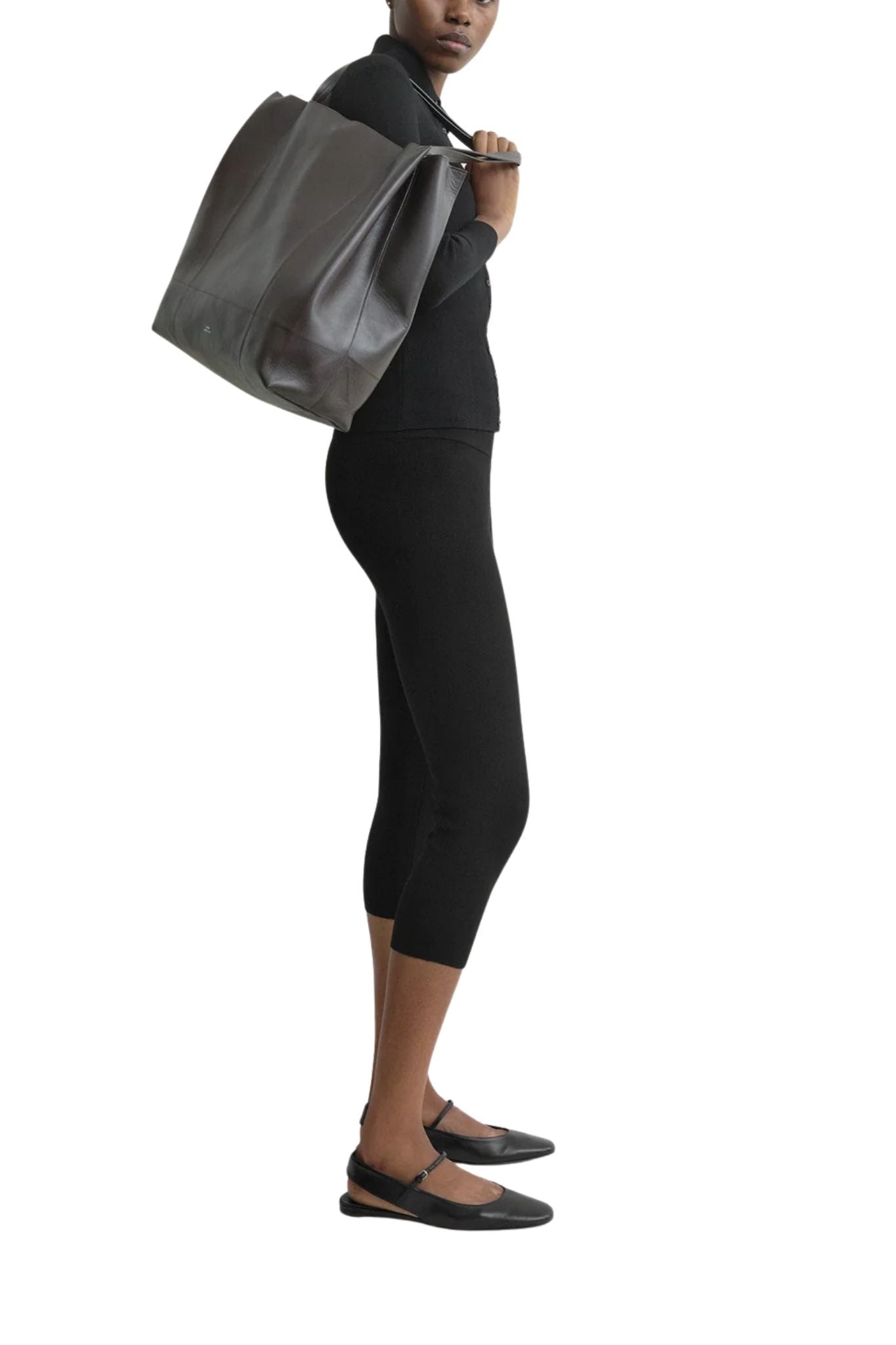 Toteme Capri Knit Leggings - Vermillion
