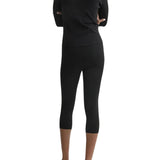 Toteme Capri Knit Leggings - Vermillion