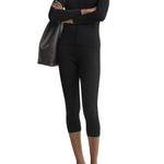 Toteme Capri Knit Leggings - Vermillion