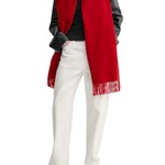 Toteme Cashmere Tassel Scarf - Vermillion
