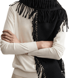 Toteme Cashmere Tassel Scarf - Vermillion