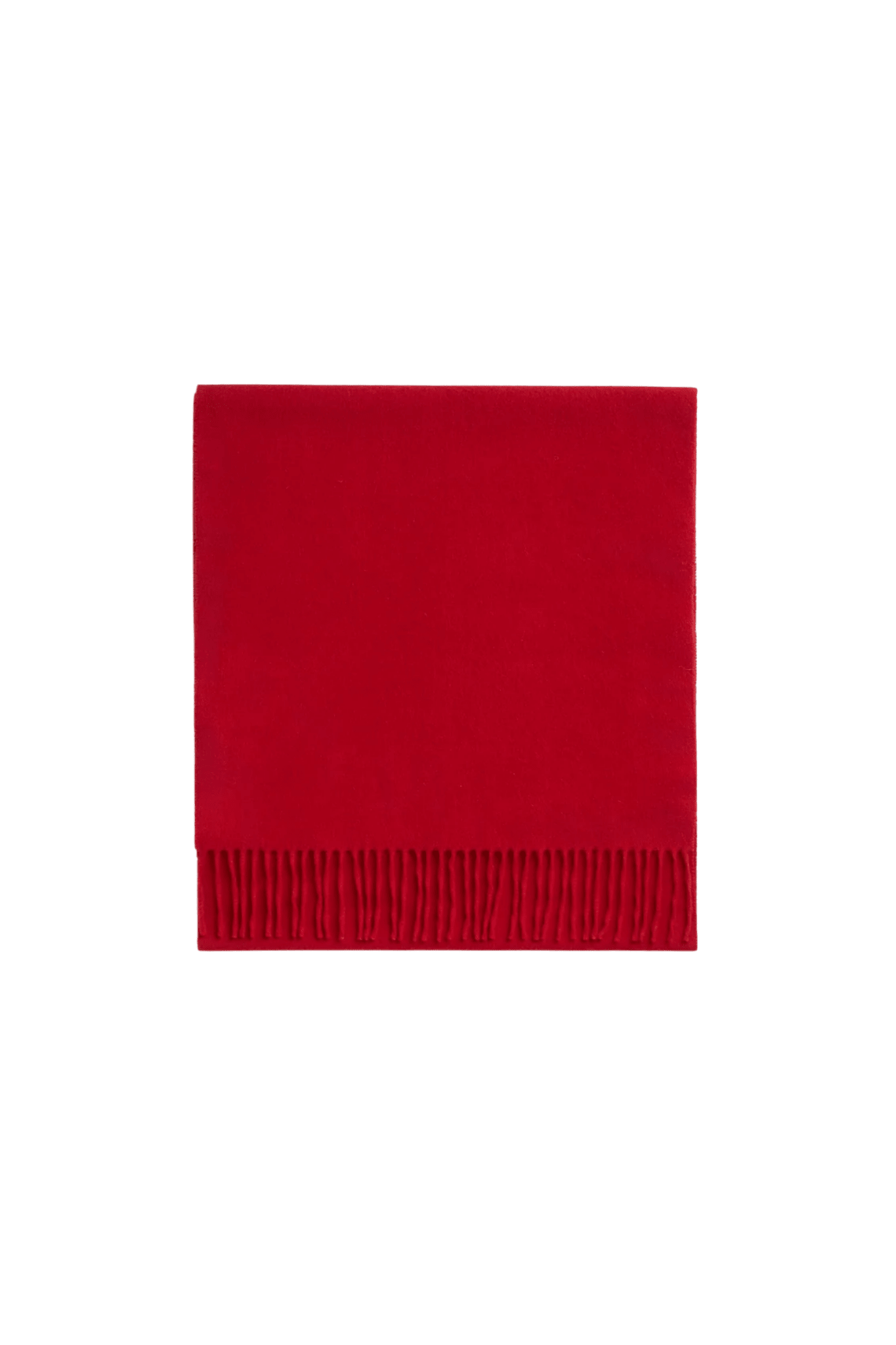 Toteme Cashmere Tassel Scarf - Vermillion