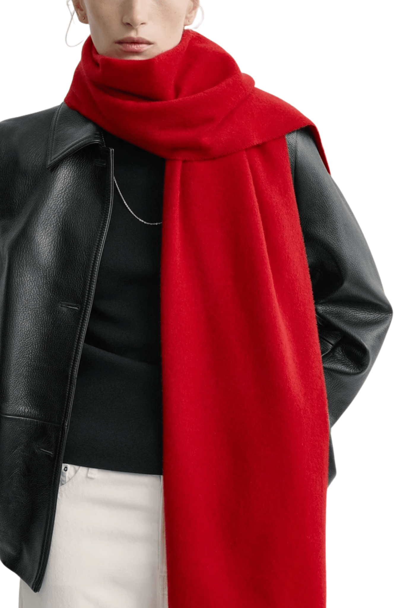 Toteme Cashmere Tassel Scarf - Vermillion