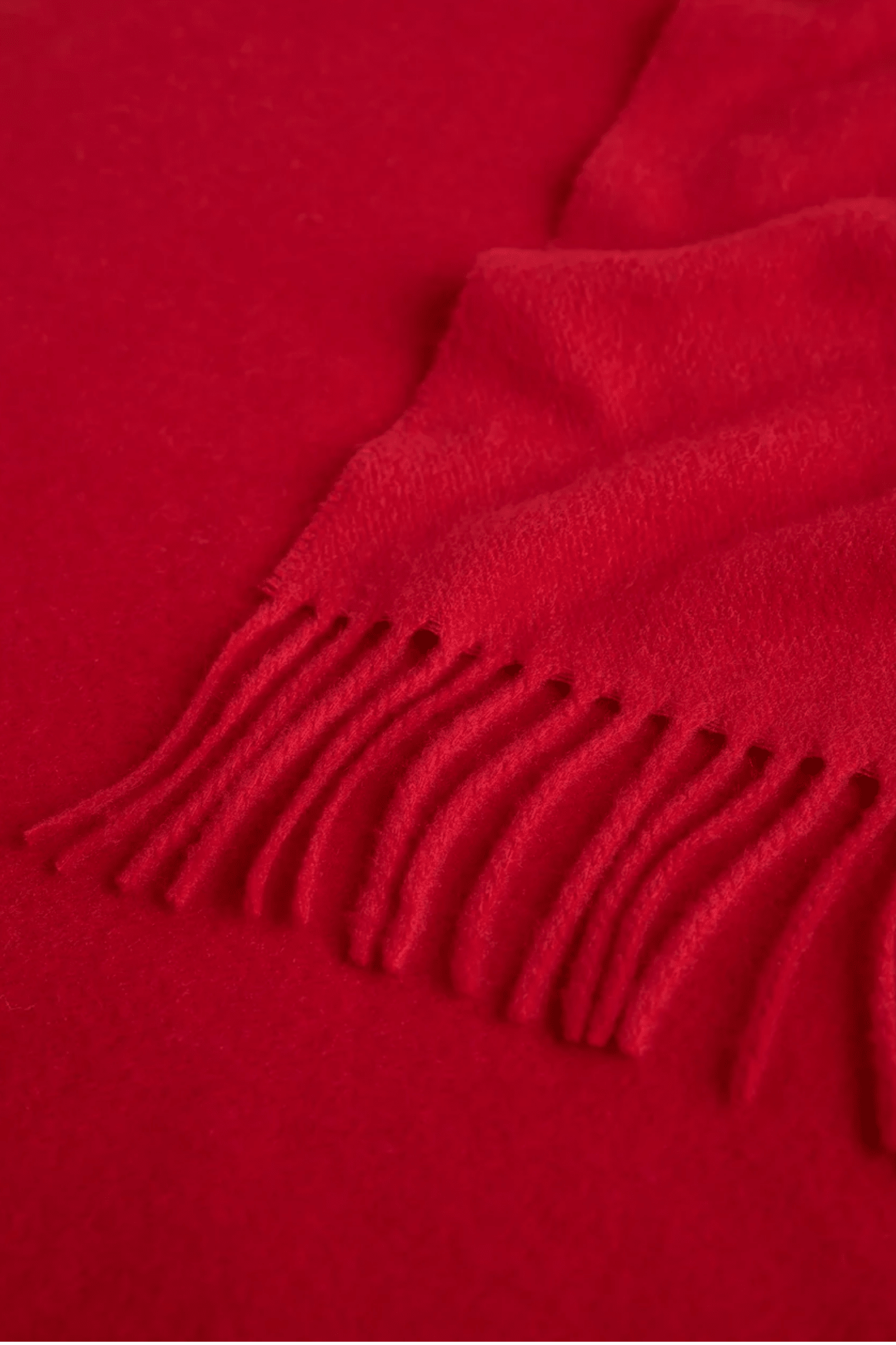 Toteme Cashmere Tassel Scarf - Vermillion