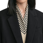 Toteme Centered Monogram Silk Scarf - Vermillion
