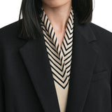 Toteme Centered Monogram Silk Scarf - Vermillion